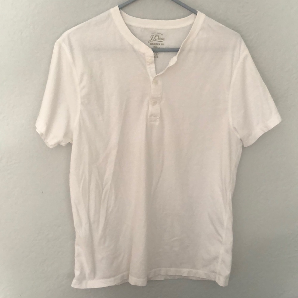 J. Crew Slim-Fit Broken In Short Sleeve Henley